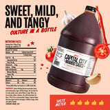 Capital City Mambo Sauce Mild, Washington DC Wing Sauces, Perfect Condiment for Wings Chicken Pork Beef Seafood Burgers Rice or Noodles, 128oz (1