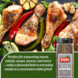 Badia Whole Black Pepper, 16 oz - Aromatic and Flavorful Peppercorns for Everyday Cooking