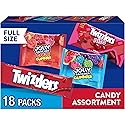 JOLLY RANCHER and TWIZZLERS Assorted Fruit Flavored Candy Bulk Box, 39.5 oz (18 Packs)