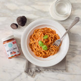 Martha Stewart & Jimmy Tartufi Ready to Eat Truffle & Tomato Pasta Sauce, 6.3 oz (Pack of 1) - Real Truffle, Gluten Free, No Preservatives, No Added