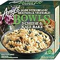 Amy's Frozen Meals, Three Cheese Kale Bake Bowl, Made With Organic Rice Pasta and Vegetables, Microwave Meals, 8.5 Oz