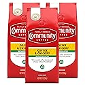 Community Coffee Coffee and Chicory Decaf 36 Ounces, Medium Dark Roast Ground Coffee, 12 Ounce Bag (Pack of 3)