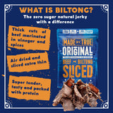 Made by True Beef Sliced Bites Ultimate Variety (2 Ounce, Pack of 5) - All Natural, Zero-Sugar True Jerky Biltong - High Protein, Keto, Paleo & Whole