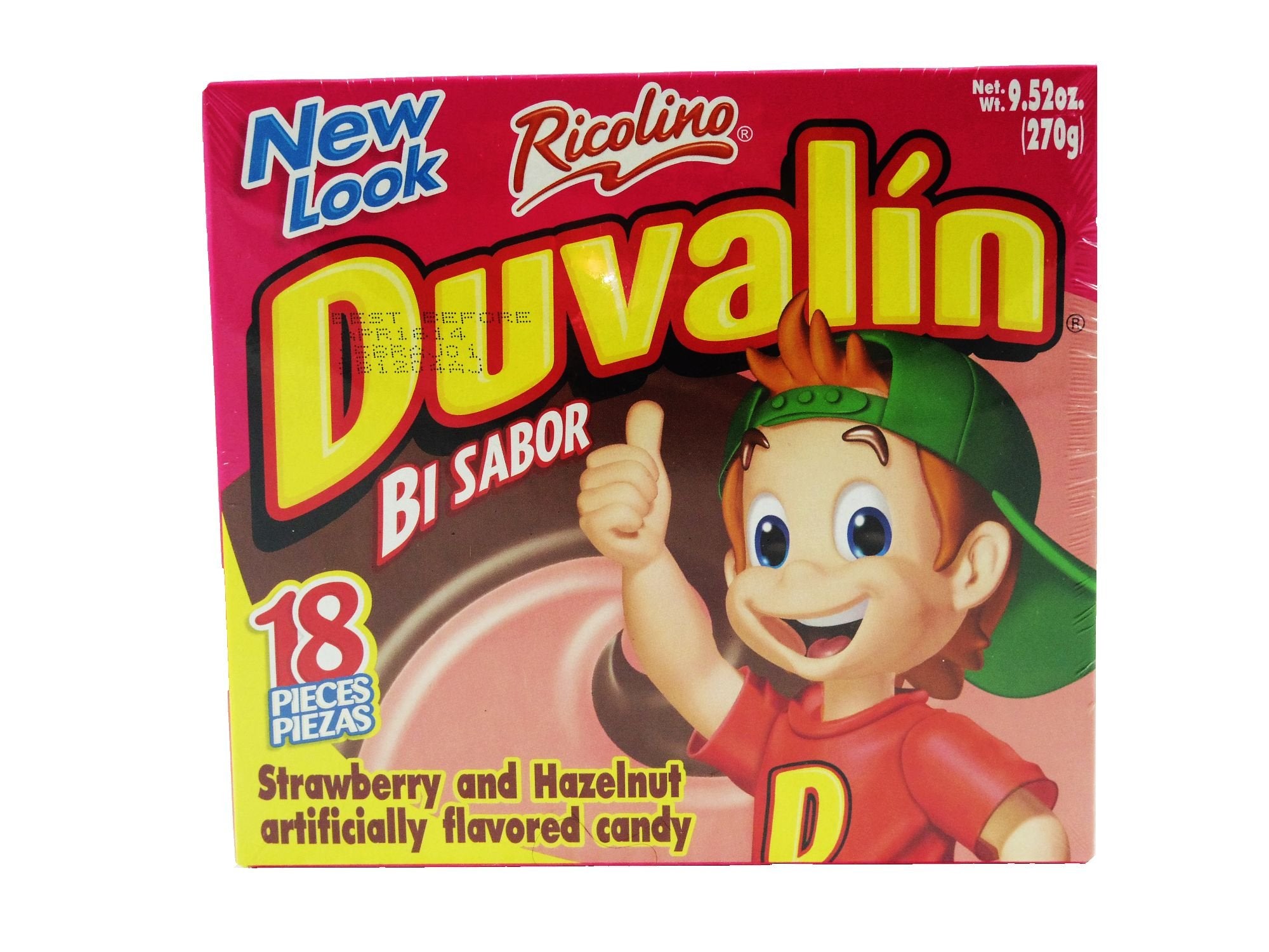 Duvalin Candy Variety Bundle, 9.52 oz box (Pack of 3) includes 1-Box Strawberry & Hazelnut + 1-Box Hazelnut & Vanilla + 1-Box Strawberry & Vanilla (54