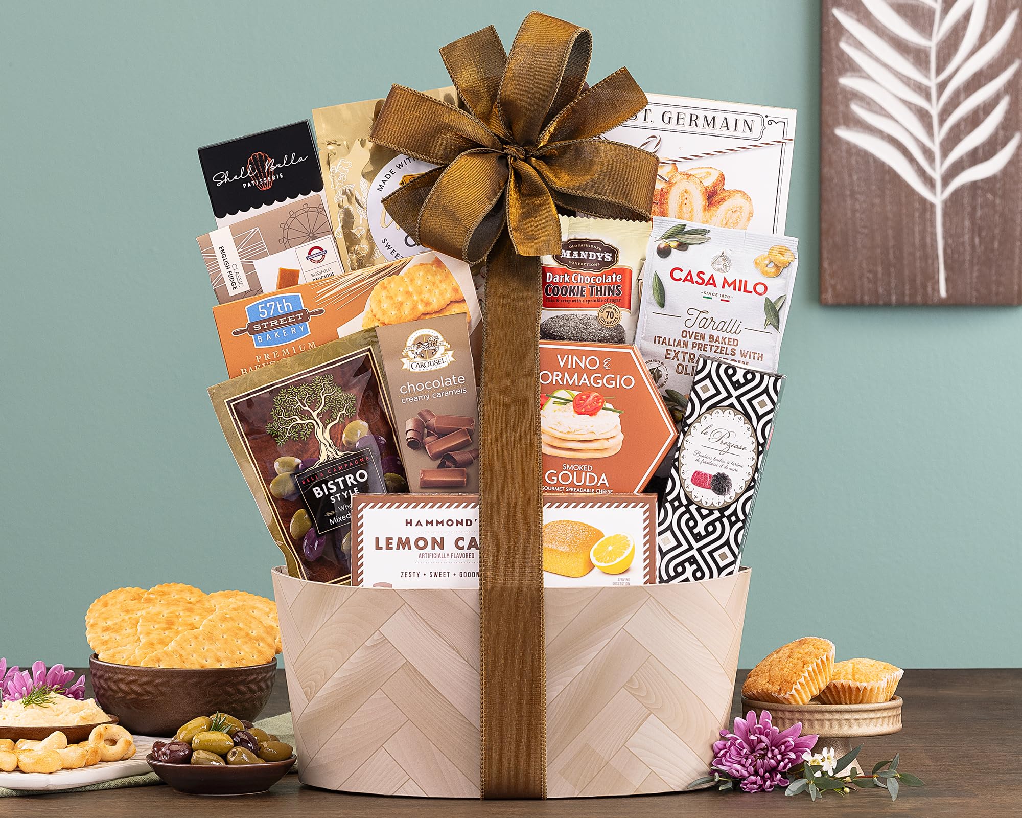 Wine Country Gift Baskets Sweet and Savory Gift Basket Gift for Women, Men, College, Appreciation, Thank You, Birthday, Corporate, Get Well, Sympathy