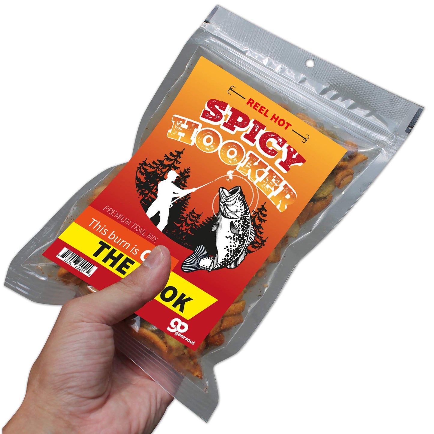 Spicy Hooker Trail Mix - Funny snacks for fishermen - Spicy blend, Made in the USA