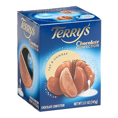Terry's Simply Milk Break Apart Chocolate Ball 5.11 Oz (145g) | Party Favor and Holiday Stocking Stuffer Treat | Tap, Unwrap, and Share