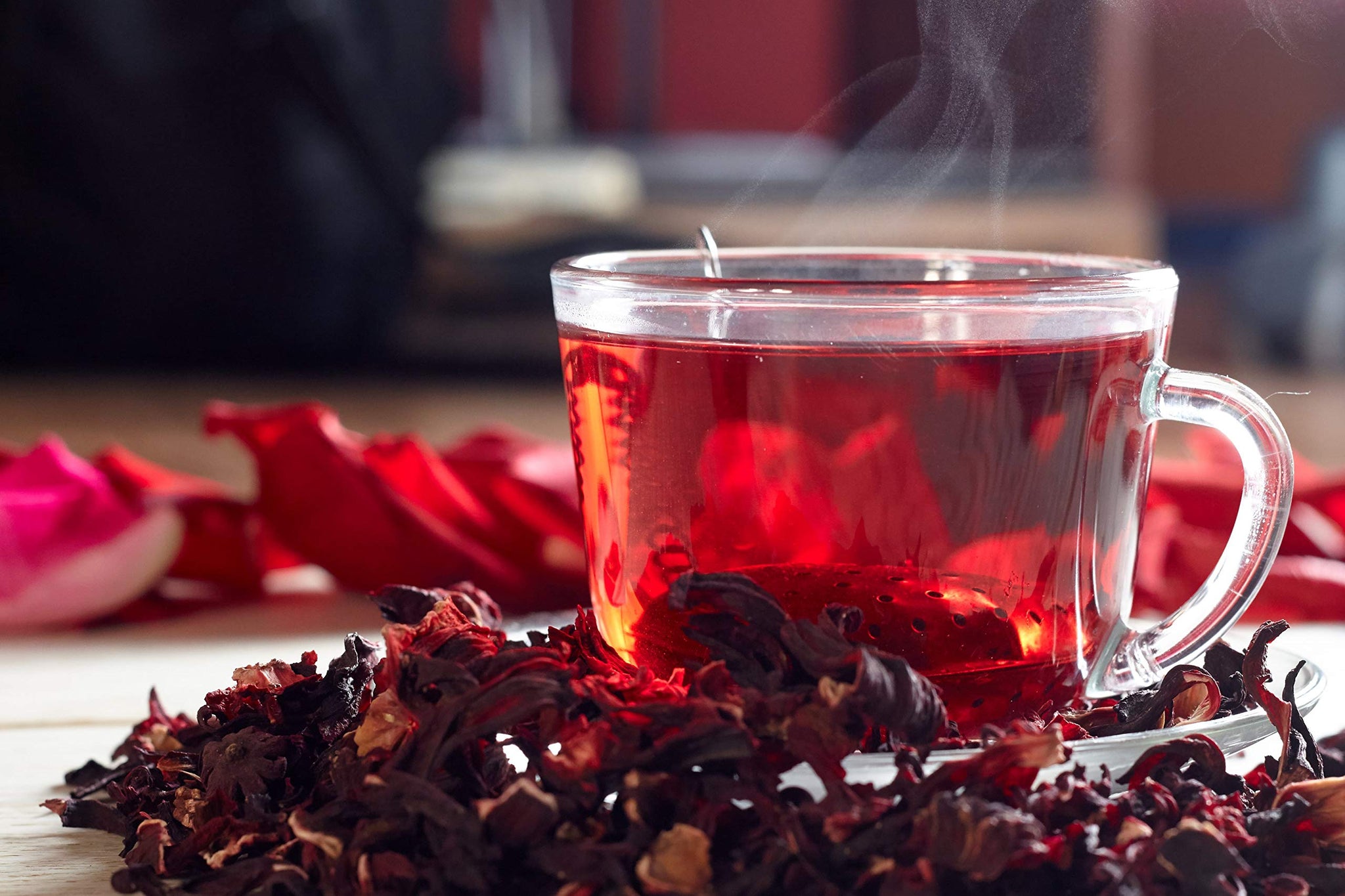 Dried Hibiscus Flowers Cut and Sifted, Flor de Jamaica, Great for Hibiscus Tea Jamaica Tea. 4 oz and 1 lb. (4 OZ)