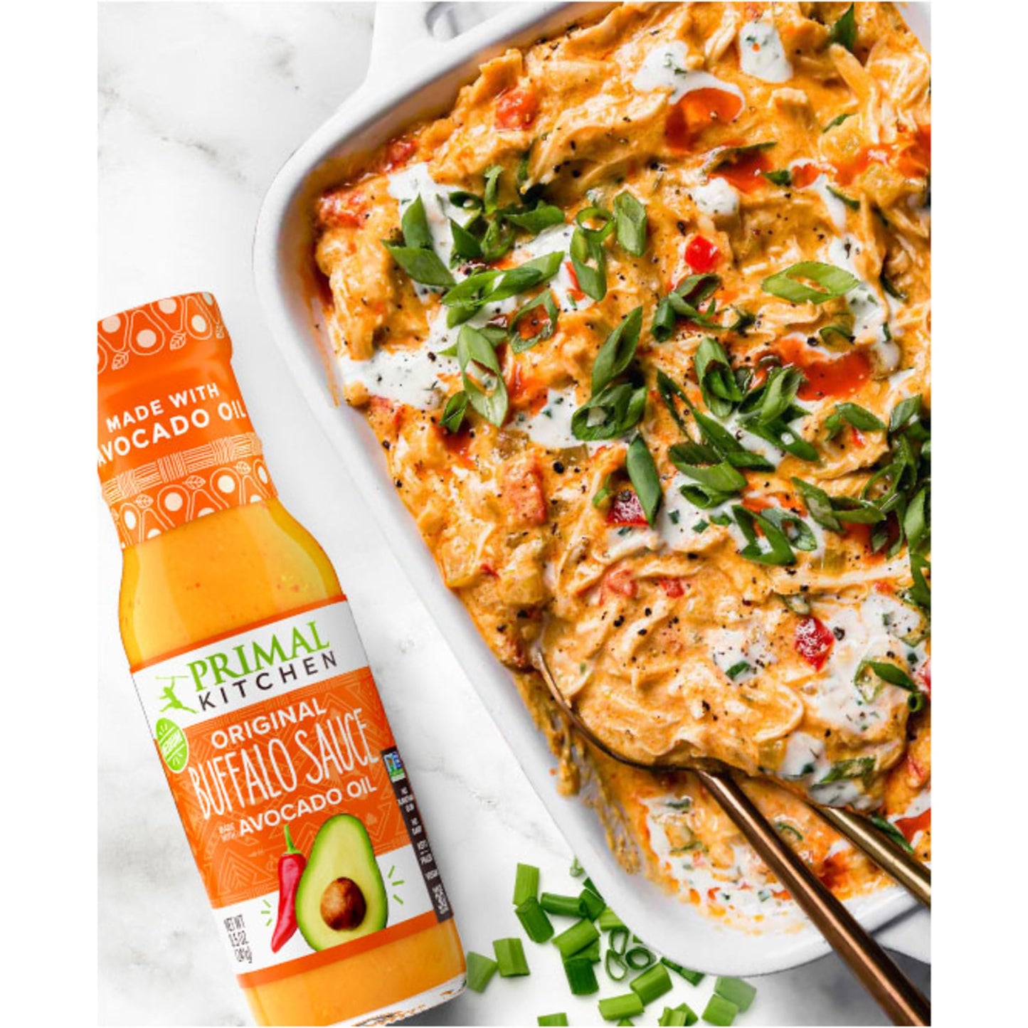 Primal Kitchen No Dairy Buffalo Sauce, 8.5 OZ