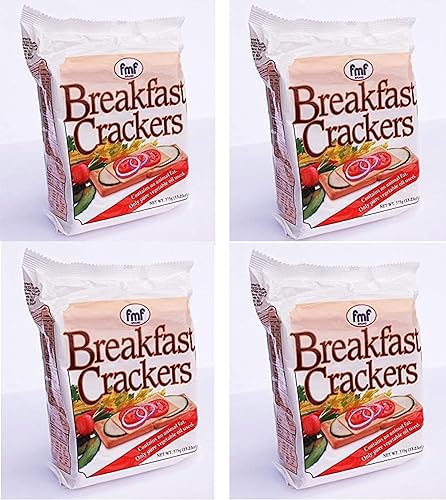 Fiji fmf Breakfast CRACKERS (Pack of 4 x 375g) Great with tea and coffee, Simply...Delicious! FijiProducts.com