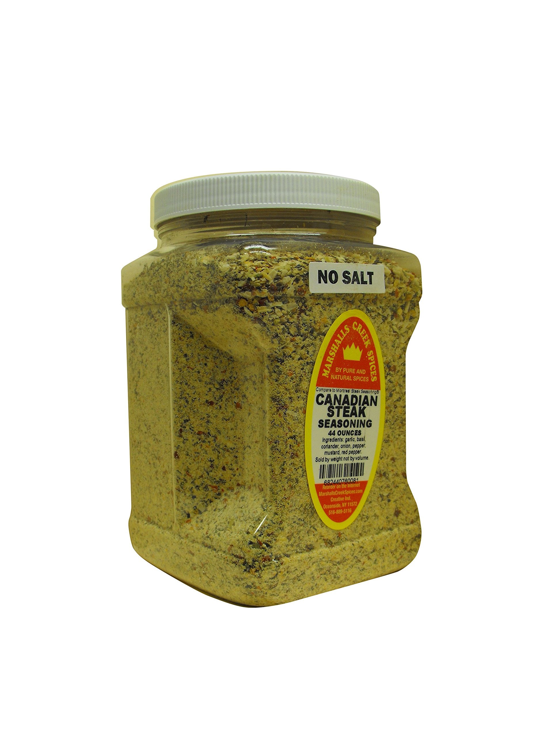 Family Size Marshalls Creek Spices Canadian Steak No salt Seasoning 44 Ounce …