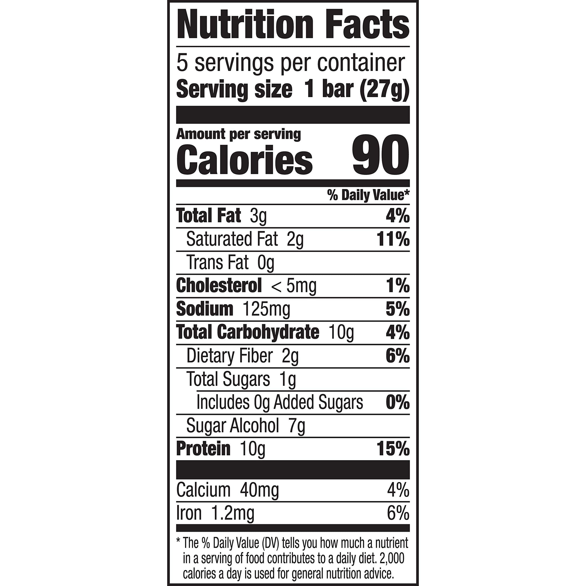 Protein One, 90 Calorie Protein Bar, Mint Chocolate Cookie, 4.8 oz, 5 ct (Pack of 12)
