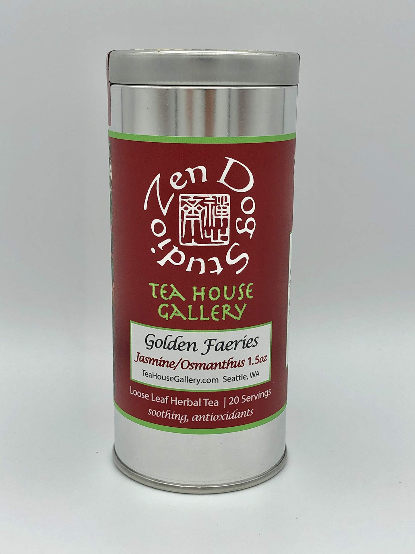 Zen Dog Teas GOLDEN FAERIES White Jasmine Flowers and Osmanthus Flowers Blend Organic