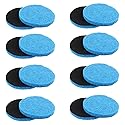 EPLZON 16pcs Microfibre Pads Power Scrubber Pads Set Electric Scrubber Replacement Scouring Pads fit for Dremel Versa Scouring Pads,Blue