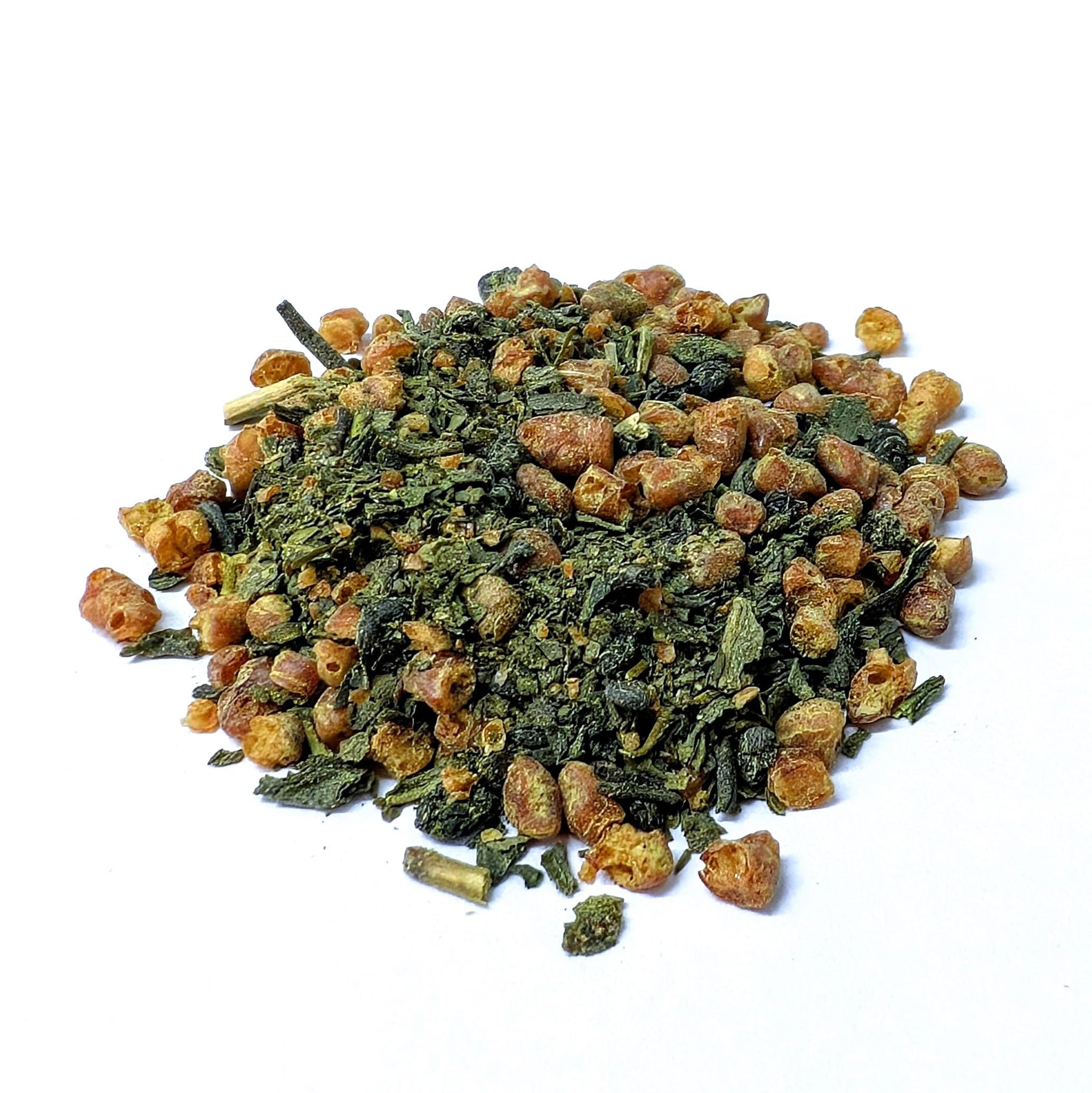 Organic Japanese Matcha Brown Rice Tea (Matcha Genmai-Cha) 10 Tea Bags by Tea Kitamura, Small Batch,