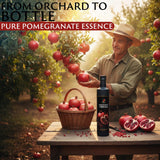 HOMA Pomegranate Vinegar - Gourmet Salad Vinegar for Cooking, Natural Tangy Culinary Flavor, Premium Glass Bottle, 8.4 Fl Oz (250ml), Inspired by Classic Balsamic vinegar