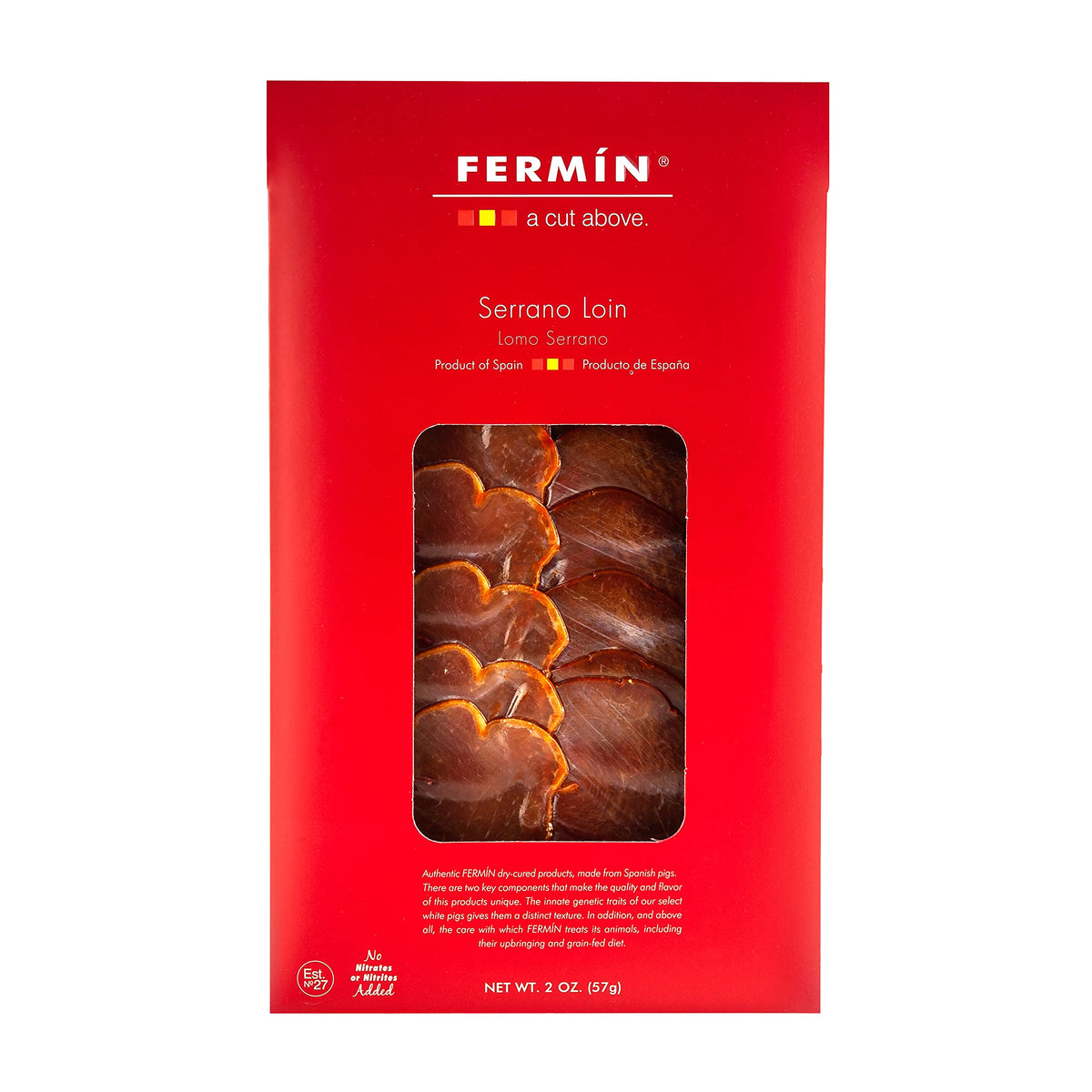 Sliced Lomo Embuchado Dry-cured Pork Loin 2 Oz by Fermín