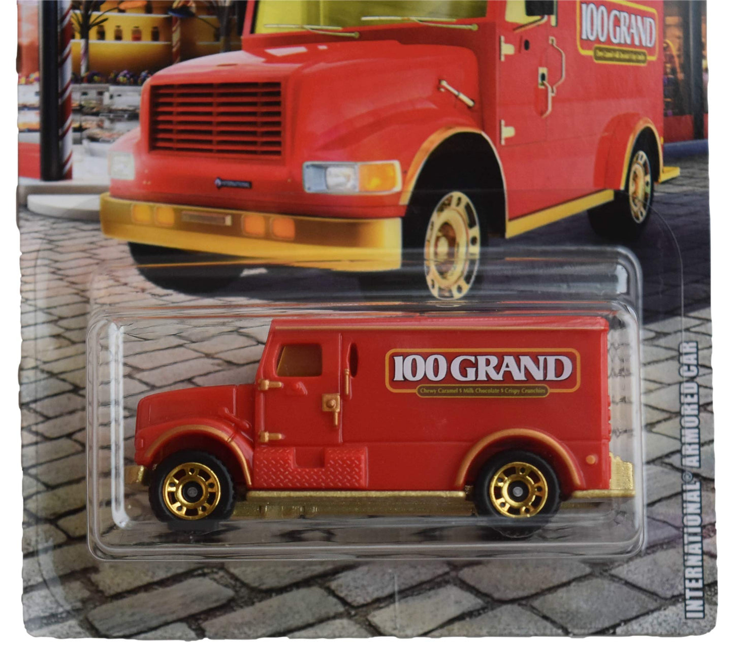 Matchbox Candy Themed die cast (International Armored Car, red)