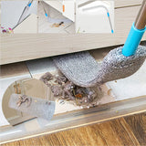 Retractable Gap Dust Clean Under Appliance Microfiber Duster Dust Cleaning Brush with Extendable 3 Pole (31.5''-59.1''),Bendable Removable Washable