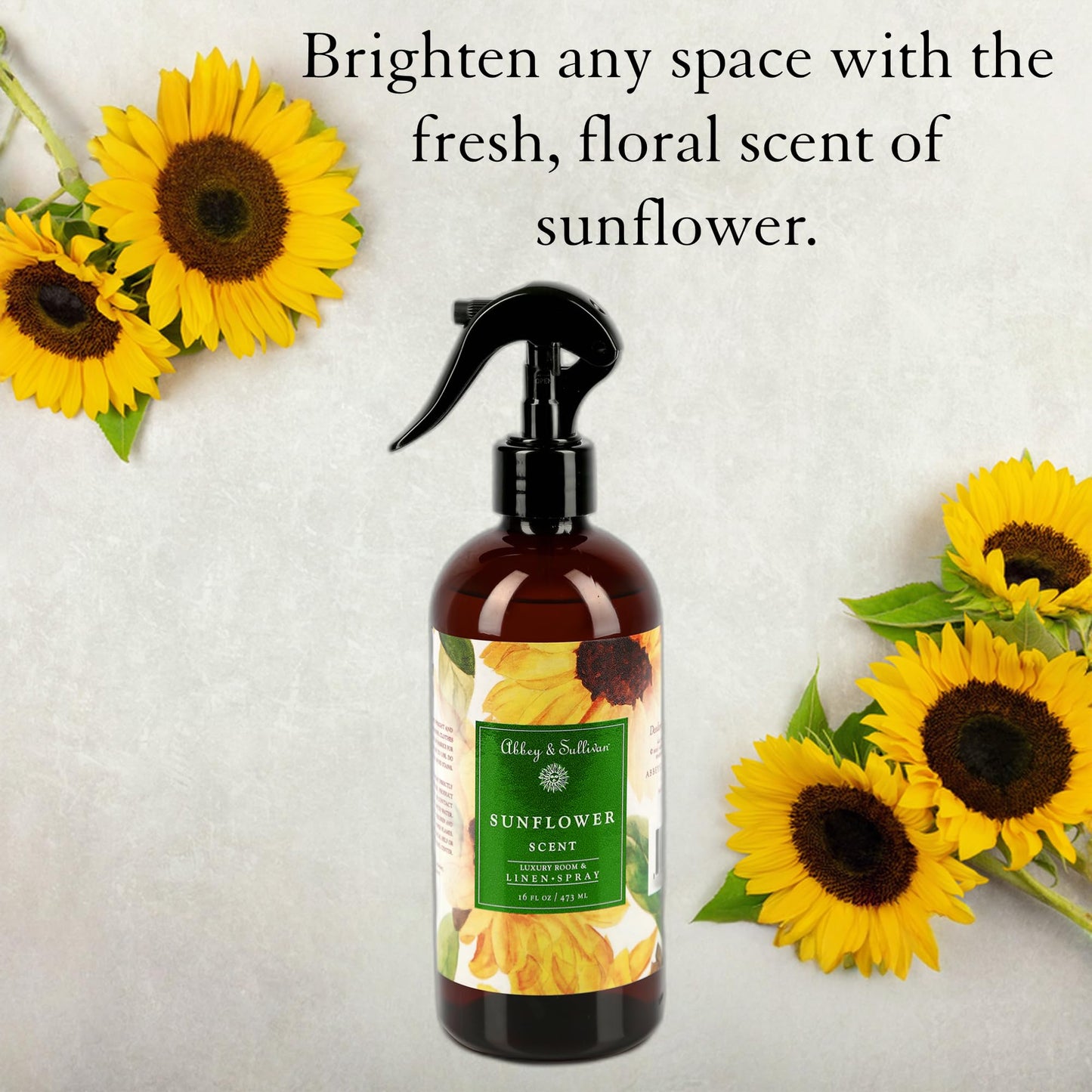 Abbey & Sullivan Linen Spray, Sunflower, 16 oz.