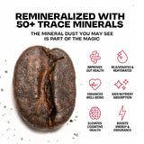 Danger Coffee by Dave Asprey, Remineralized, Mold Free & Lab Tested Swiss Water Decaf Whole Bean Coffee, Medium Roast, Decaffeinated 10.9 Ounce