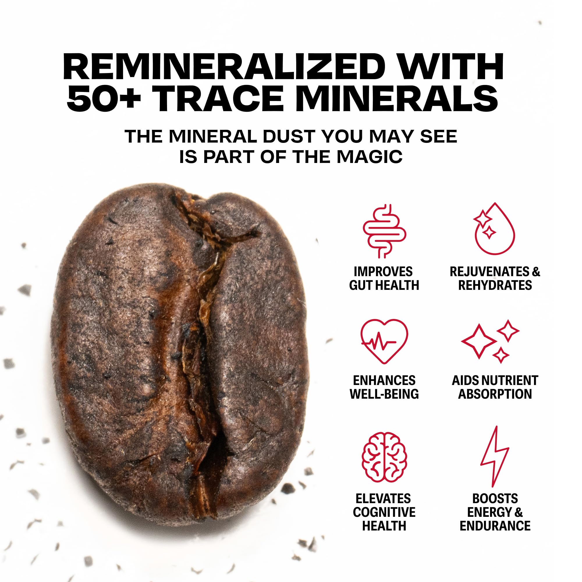 Danger Coffee by Dave Asprey, Remineralized, Mold Free & Lab Tested Swiss Water Decaf Whole Bean Coffee, Medium Roast, Decaffeinated 10.9 Ounce