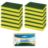 CELOX Sponges Kitchen Sponges for Dishes and Cleaning, 2-Sided Scrub Sponges Dish Sponge and Kitchen Sponge for Washing Dishes, Heavy Duty