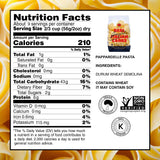 Garofalo - Premium Durum Wheat Semolina Pappardelle Pasta, Italian Made, Bronze-Drawn, Al-Dente, One-Ingredient Pasta (4 pack)