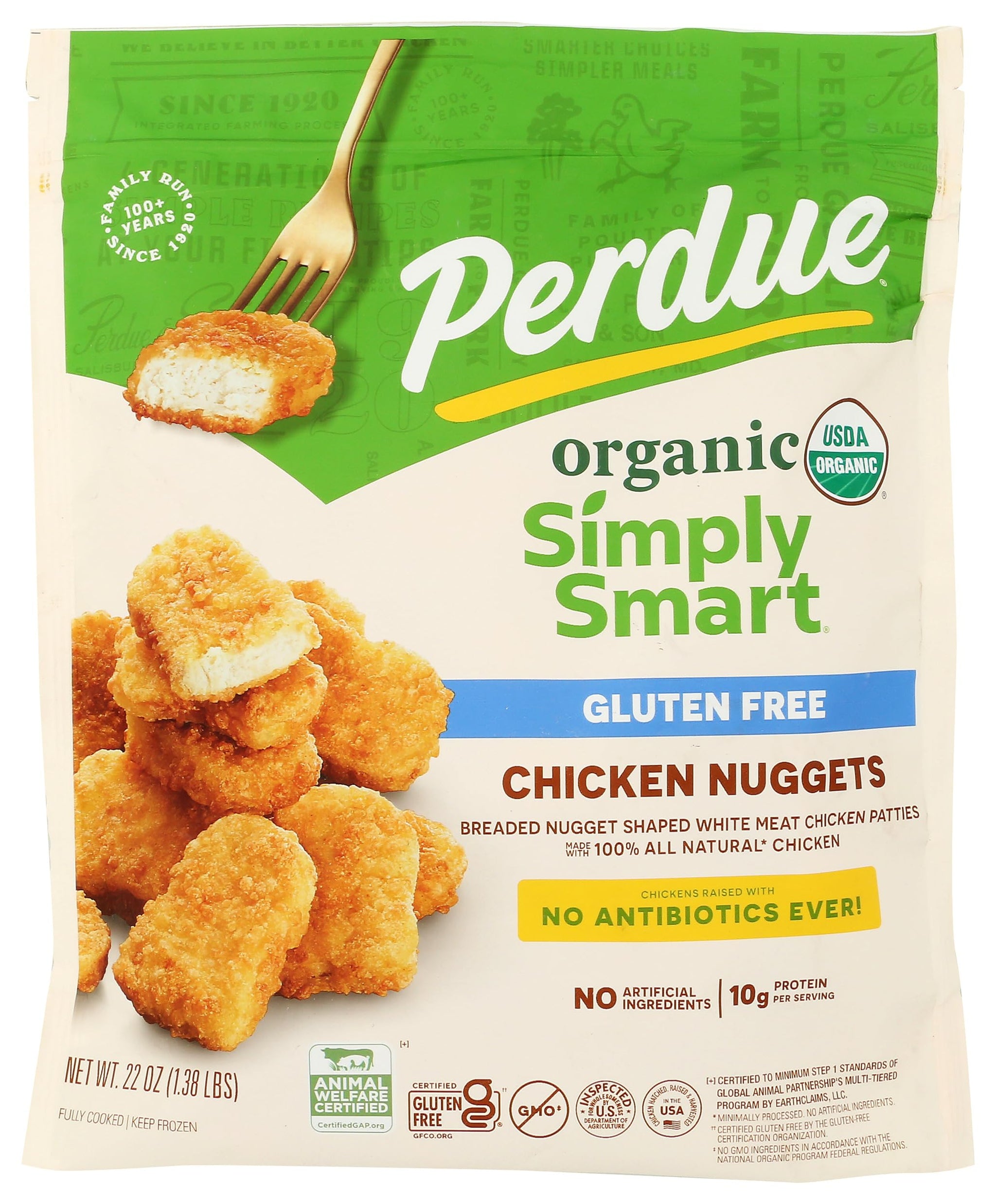 Perdue Organic Simply Smart Nuggets, 22 OZ