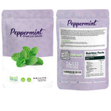 Peppermint Leaves 4 oz., Dried Cut Leaves, Tea, Mentha Piperita, Herbal Tea in Resealable Bag, Product From USA