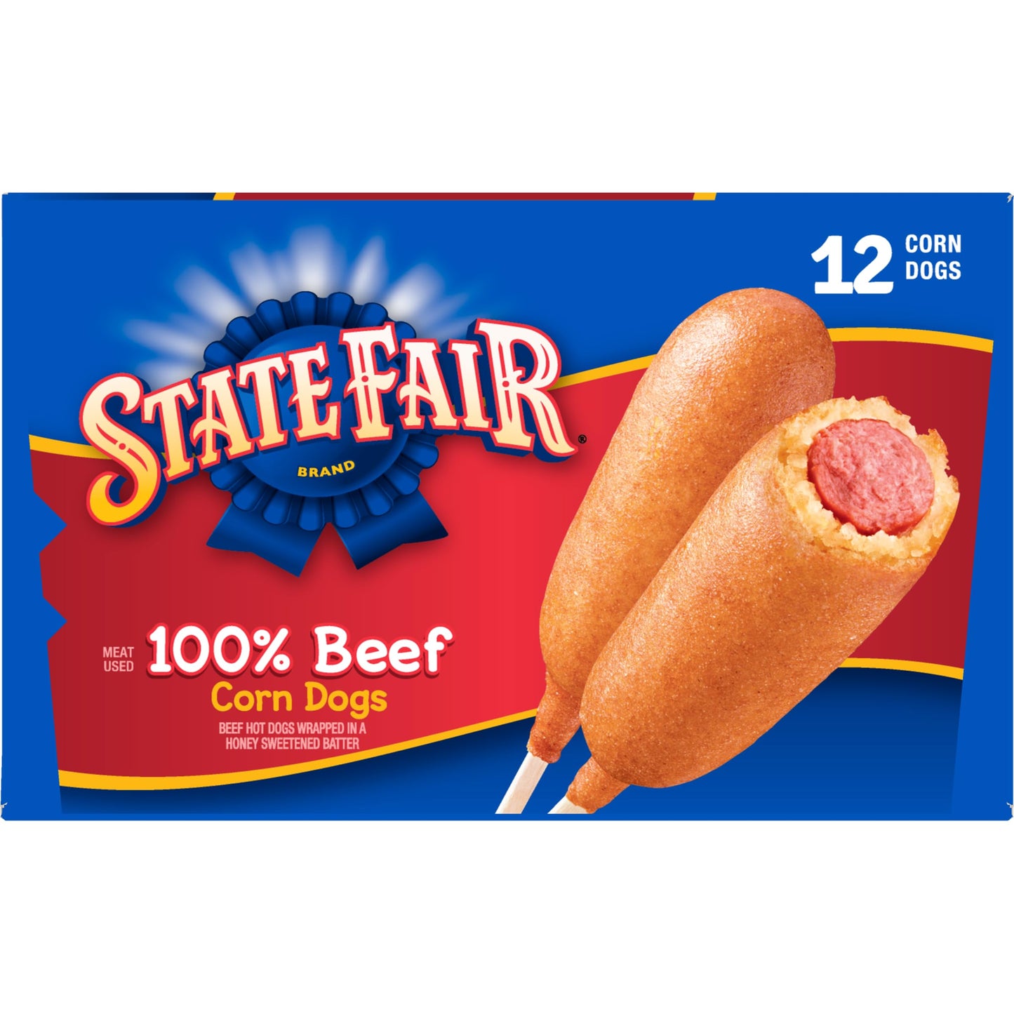 State Fair 100% Beef Corn Dogs, 12 Count (Frozen)