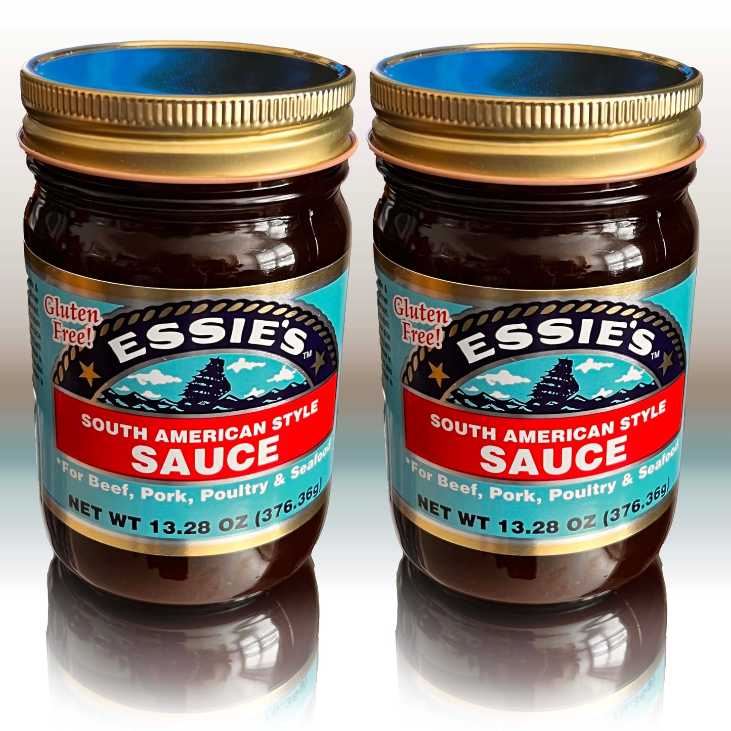 Essie's South American Style Sauce (Original) Bold and Tangy - Gluten Free Marinade for Steak, Pork, Seafood & More - Family Recipe Since 1968 from