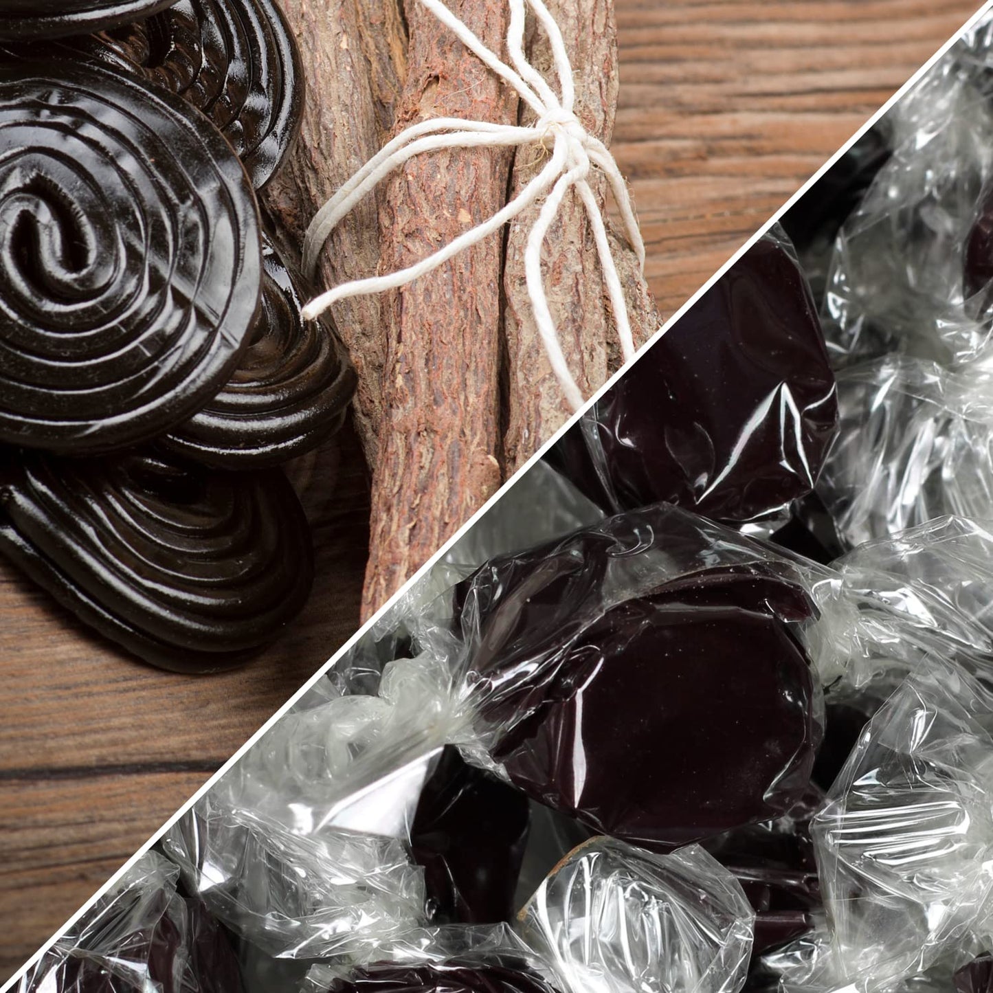 Black Licorice Flavored Taffy Chews by It's Delish, 8 Oz Bulk Bag - Individually Wrapped Gourmet Soft Fluff Taffies - Perfect Trick or Treat Candy