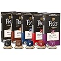 Peet's Coffee, Dark and Medium Roast Espresso Capsules Variety Pack with Decaf, Compatible with Nespresso Original Machine, Arabica Coffee - Intensity