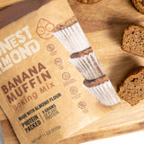 Honest Almond Protein Banana Muffin Mix | Almond Flour Baking Mix | Gluten-Free, Dairy-Free, Plant-Based, Healthy, All-Natural, Low Sugar | 11 Oz (12 Servings Per Package) (Pack of 3)