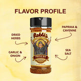 Blessed and Highly Flavored Creole Blé Seasoning by Chef Roblé, Gluten-Free, Low Sodium Mix, Spicy, Natural Spice Blend for Grilling, Vegetables