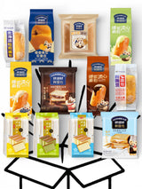 Geely Assorted Variety Asian Pastry Cake Snack Box (10 Pack)
