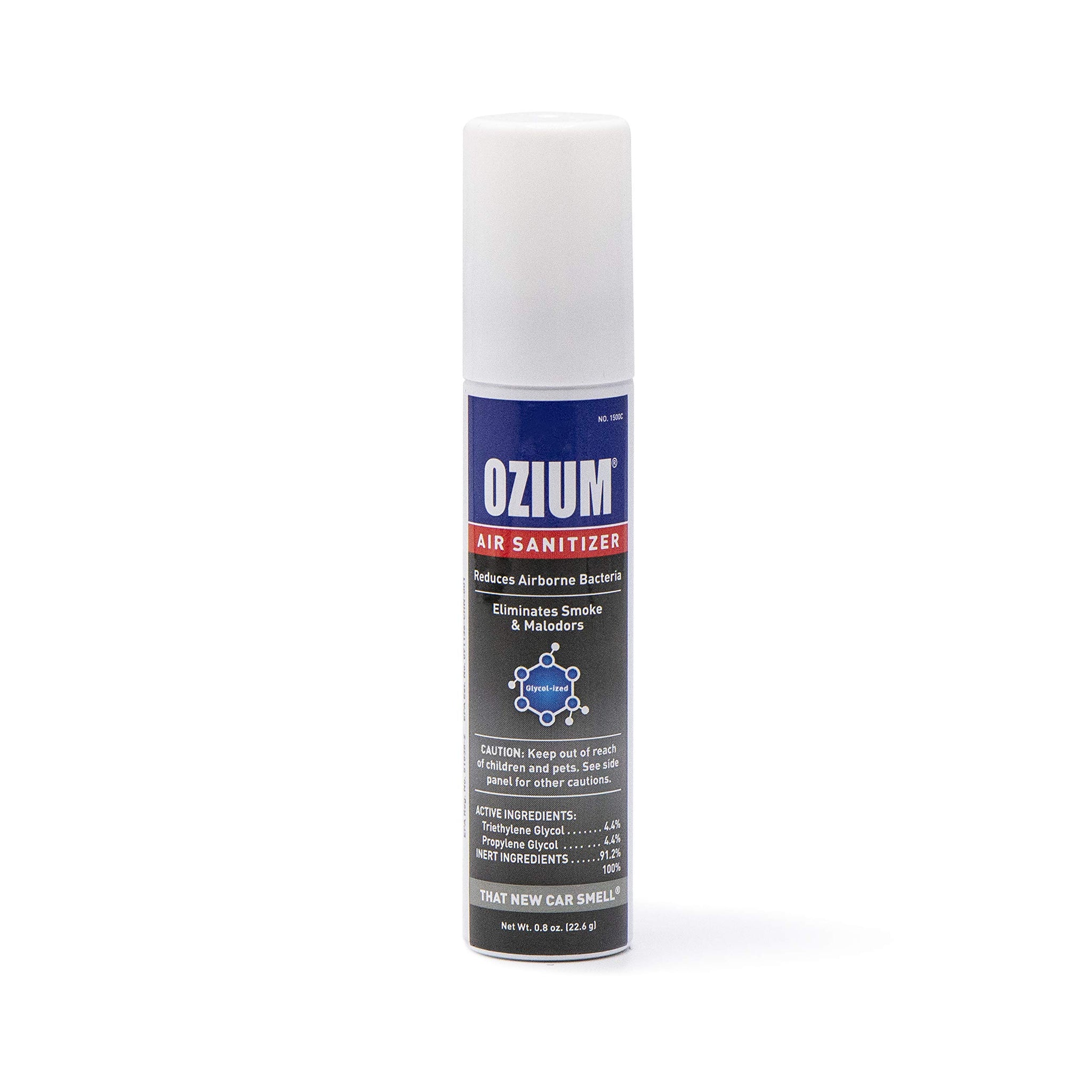 Ozium Air Sanitizer, New Car Scent, 0.8 oz