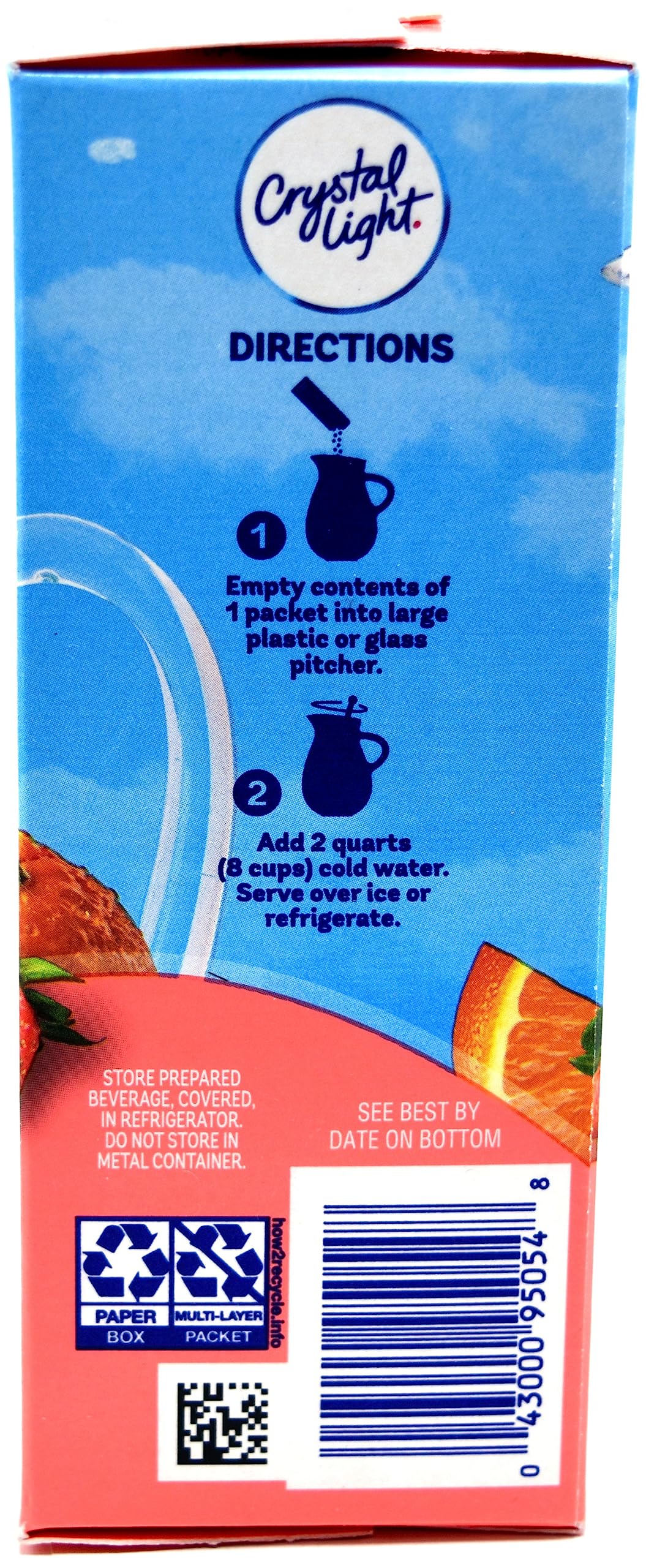 Crystal Light Strawberry Orange Banana, 6 Count (Pack of 3)