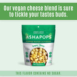 AshaPops Vegan Cheese Popped Water Lily Seeds - Handcrafted | Gluten Free | Vegan | Paleo | Nut Free | Soy Free | Non-GMO | 1 oz | (Pack of 6 Bags)