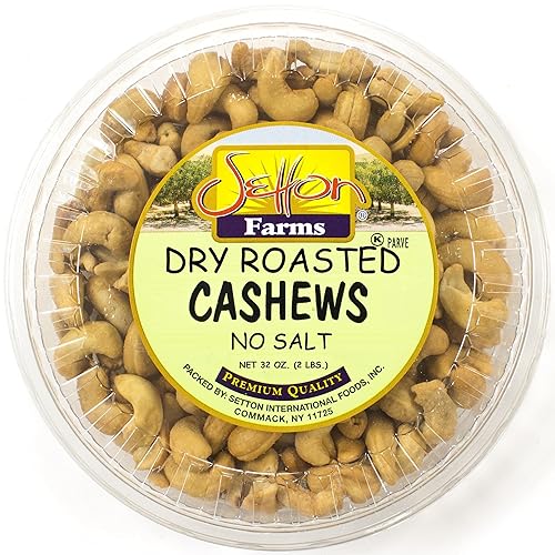 Cashews Dry Roasted No Salt 32 Oz. (2 Lbs) Kosher