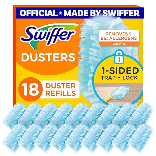 Swiffer Dusters Refill for Cleaning, Made by SWIFFER, Feather & Microfiber Duster Disposable Alternative, for Dusting Furniture, Blinds, Ceiling Fans