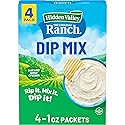 Hidden Valley Original Ranch Dip Mix, 1 Ounce Each, 4 Count (Package May Vary)