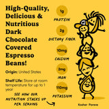 Nuts com - Dark Chocolate Covered Espresso Bean - 2 Pound Bag, Great Snack for Adults, Good Source of Antioxidants & Caffeine - For Office, Holiday