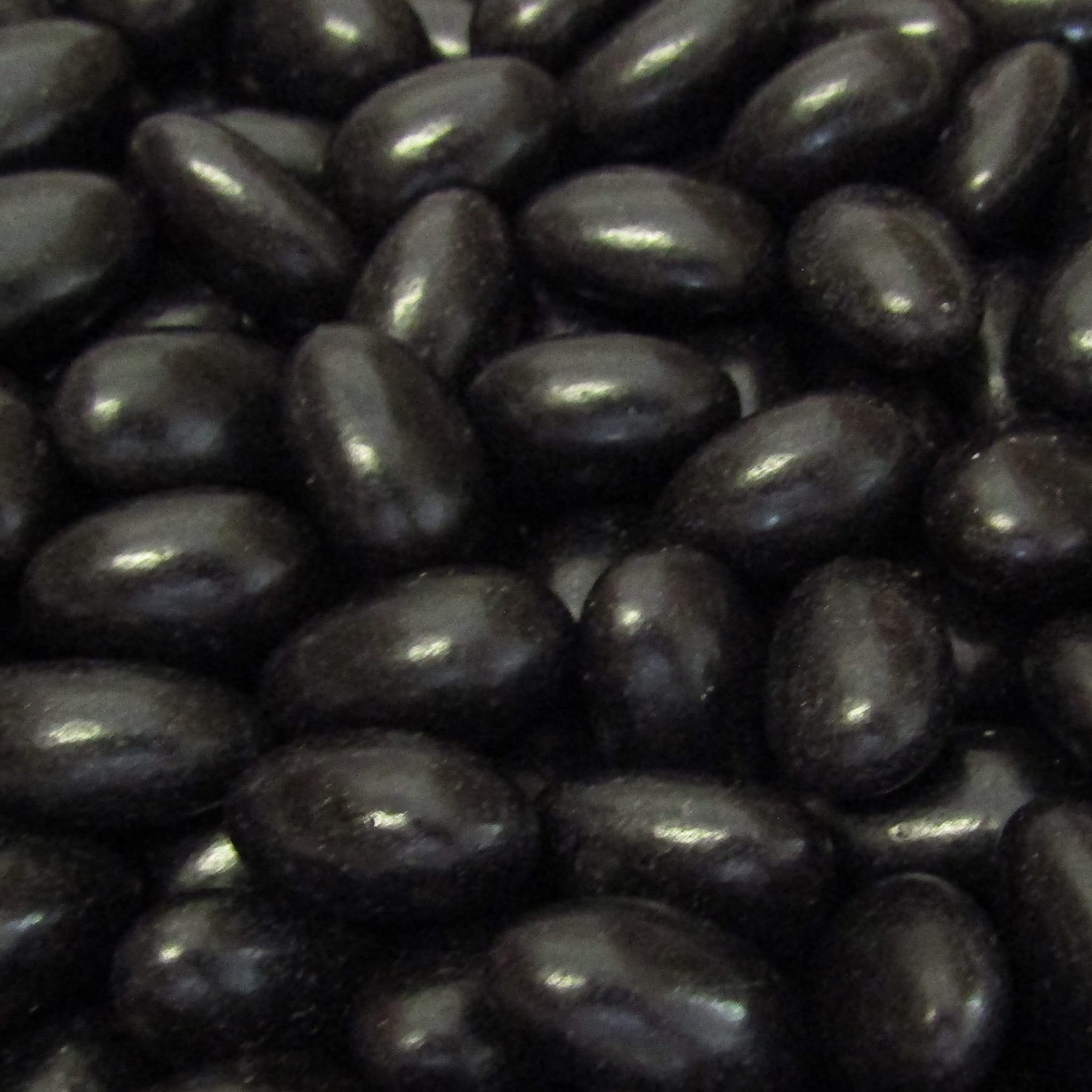 Black Jordan Almonds by Its Delish, 2 LBS Bulk | Sugared Almond Nut with Sweet Hard Candy Coating - Bulk Wedding Favors, Bridal and Baby Showers