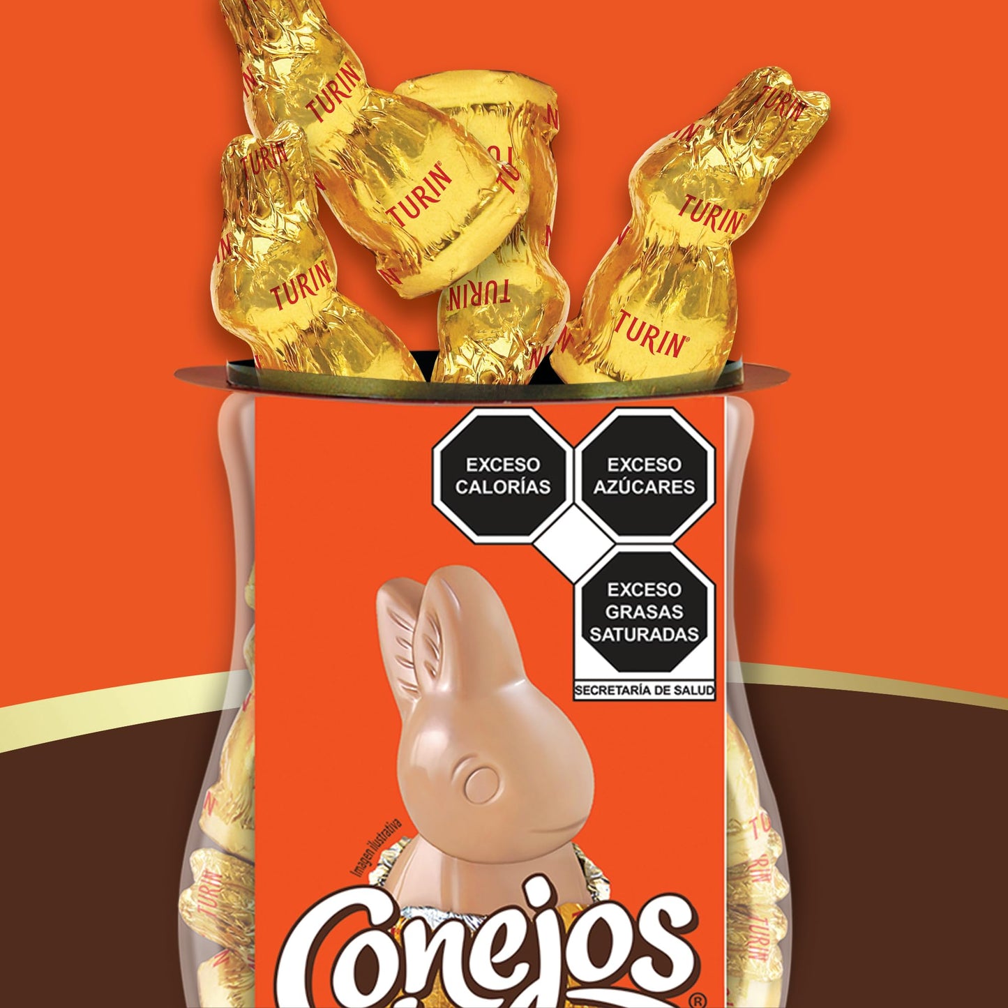 Conejos Turin Chocolates Con Leche