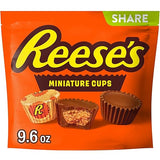 Reese's, Miniatures Milk Chocolate Peanut Butter Cups, Candy Share Pack, 9.6 Ounce