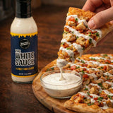 Sauce Street - The White Sauce | Tangy & Mild Spice | Street-Food Style | Best For Rice Bowls, Tacos, Pizza, Sandwiches and Grilled Favorites | 12oz