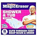 Mr. Clean Magic Eraser Sponge, Bathroom, Shower, Tub Cleaner, Soap Scum Remover, Bathroom Cleaning Supplies, Dawn Cleaning Power with Lemon Scent