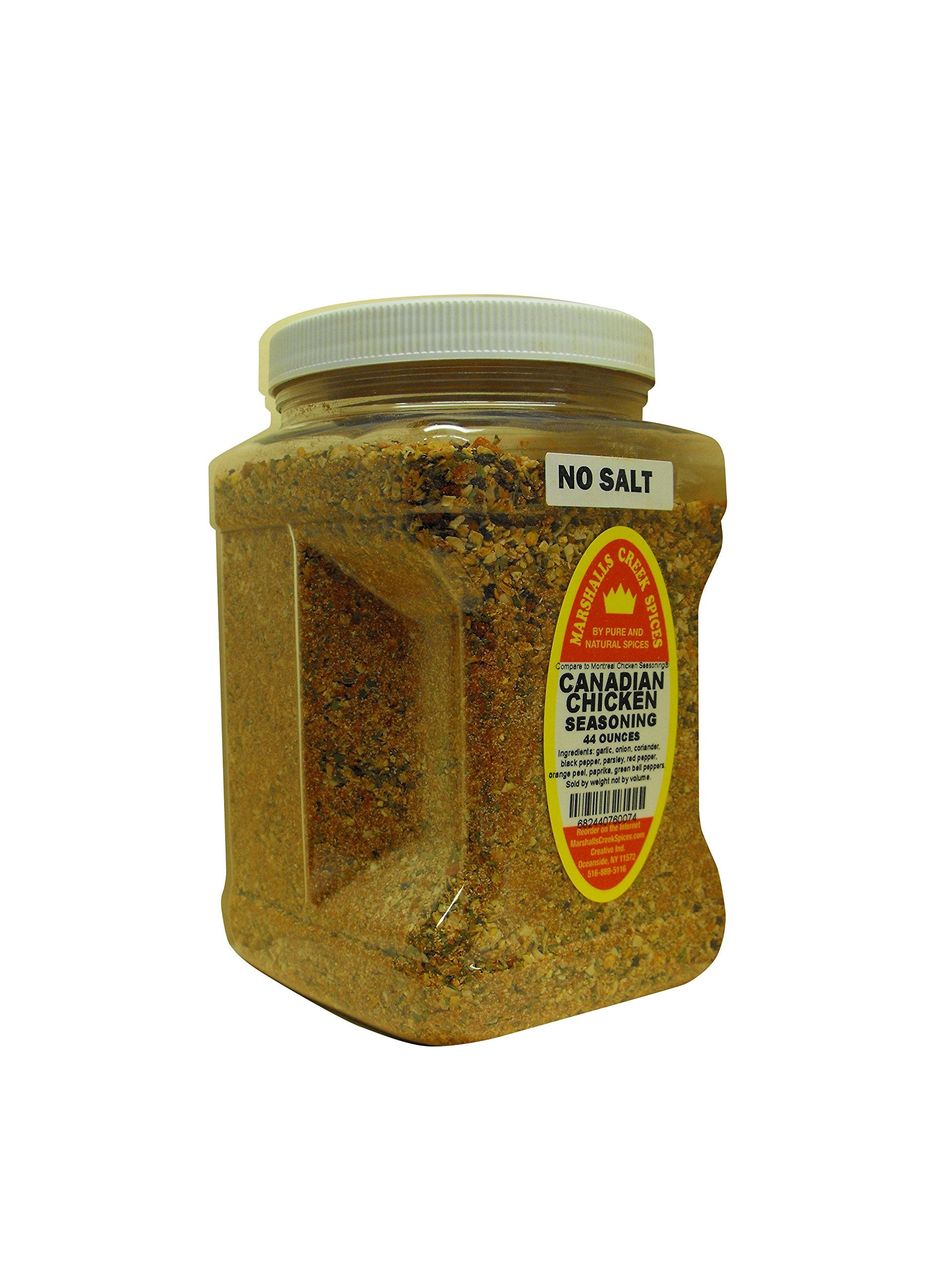 Family Size Marshalls Creek Spices Canadian Ckicken No salt Seasoning 44 Ounce …